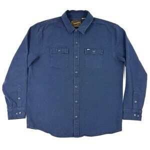 Howler Bros Mens Novato Shirt Long Sleeve Sz Large Western Cowboy Austin TX Navy